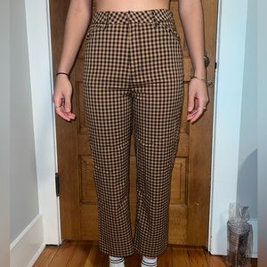 Tan and Black Brixton Pants